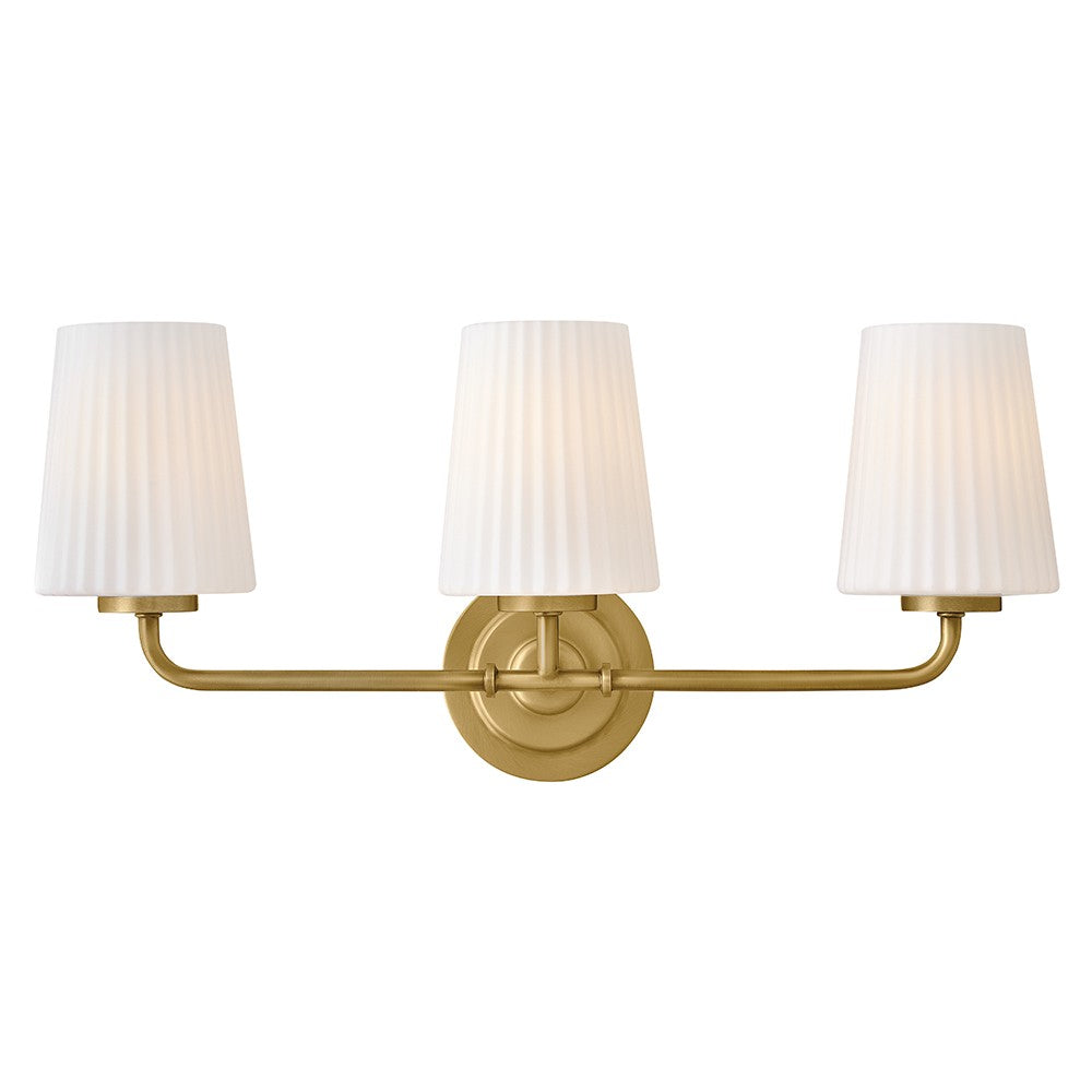 Product photo of the McKenna LED Vanity in Lacquered Brass ( SKU# 57403LCB )