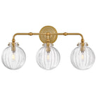 Product photo of the Helene LED Vanity in Lacquered Brass ( SKU# 57413LCB )