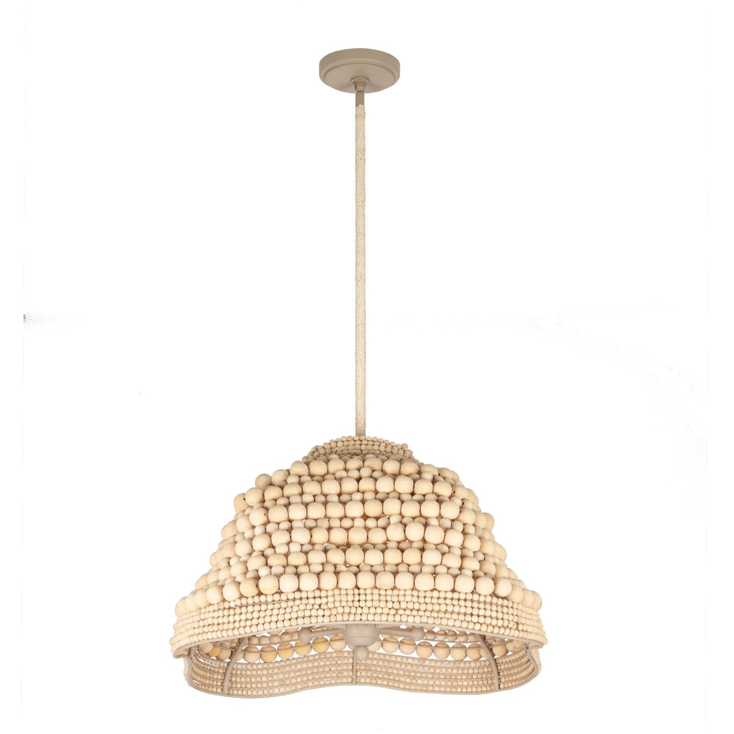 Product photo of the Coaxial Six Light Pendant in Jute ( SKU# 527155JT )