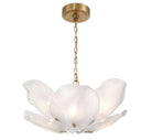 Product photo of the Corato Six Light Flushmount / Pendant in Brushed Brass ( SKU# 12205-039 )