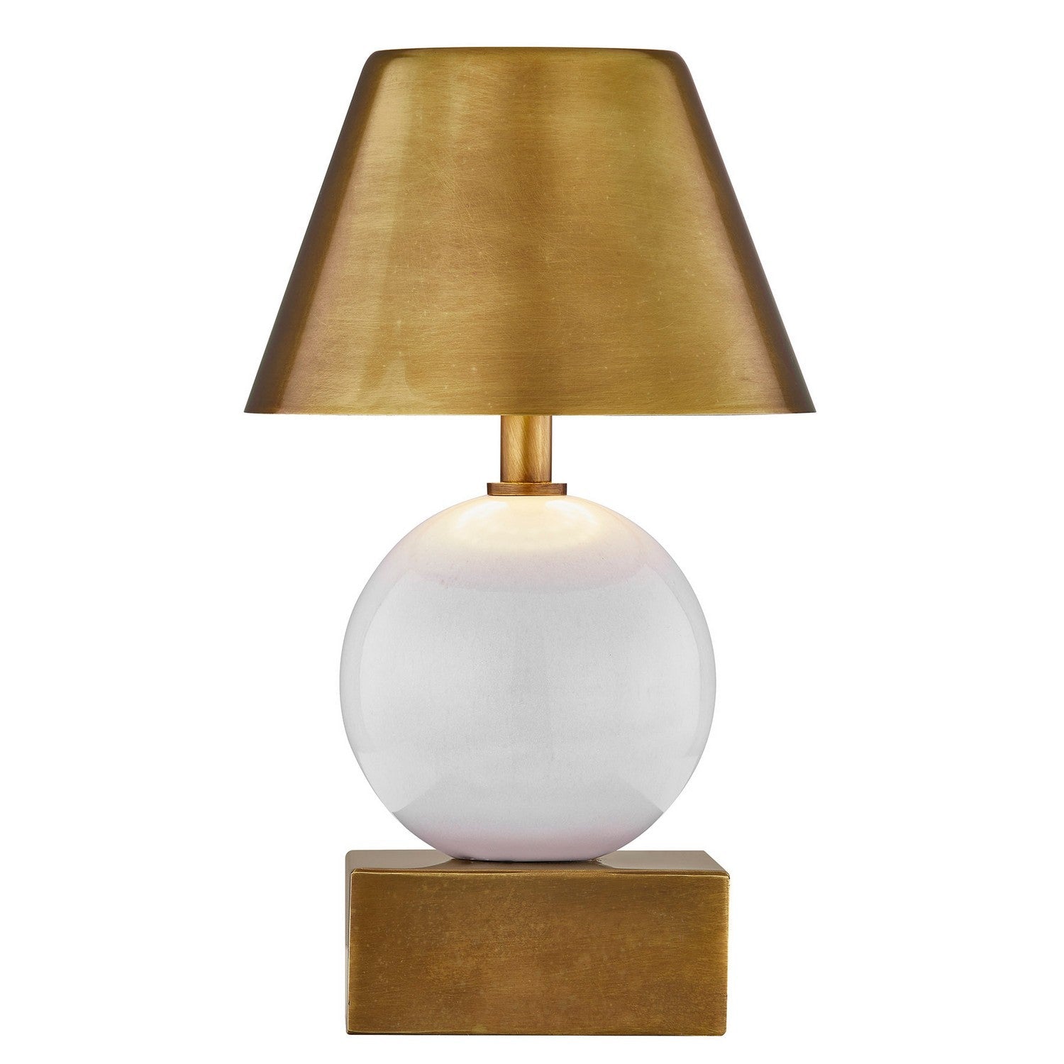 Product photo of the Silas LED Table Lamp in Ceramic/Brass ( SKU# 11-CD06RC-CB )
