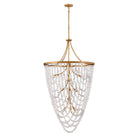 Product photo of the Myra LED Chandelier in Distressed Brass ( SKU# FR41598DA )