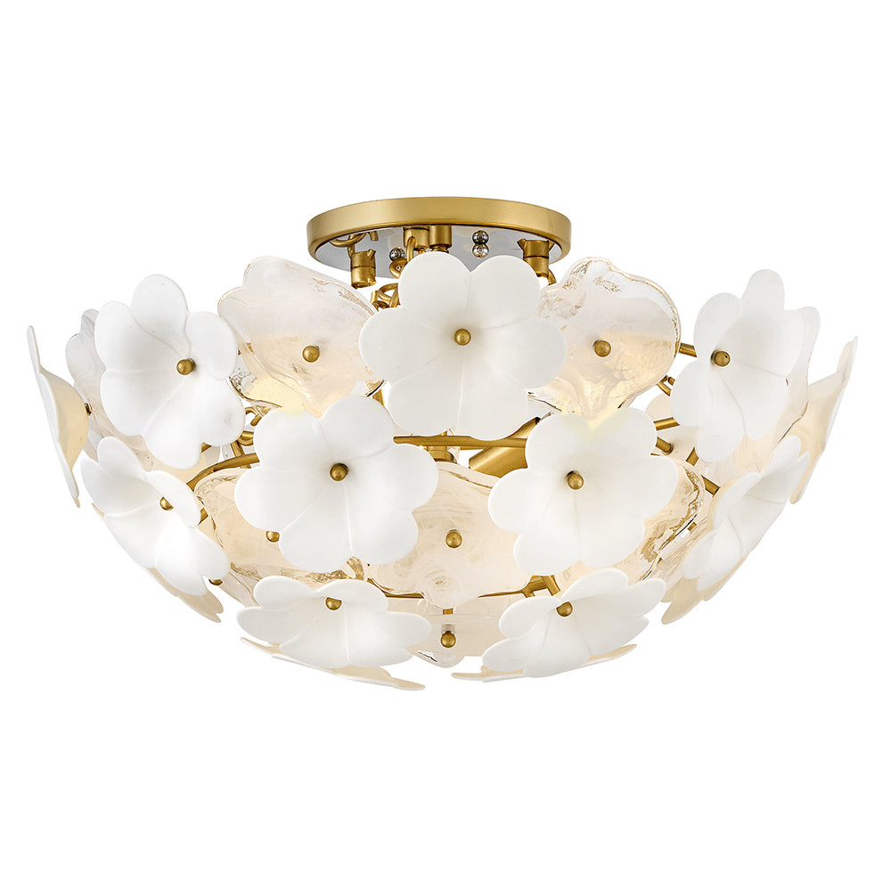 Product photo of the Marianne LED Semi-Flush Mount in Deluxe Gold ( SKU# FR41963DG )