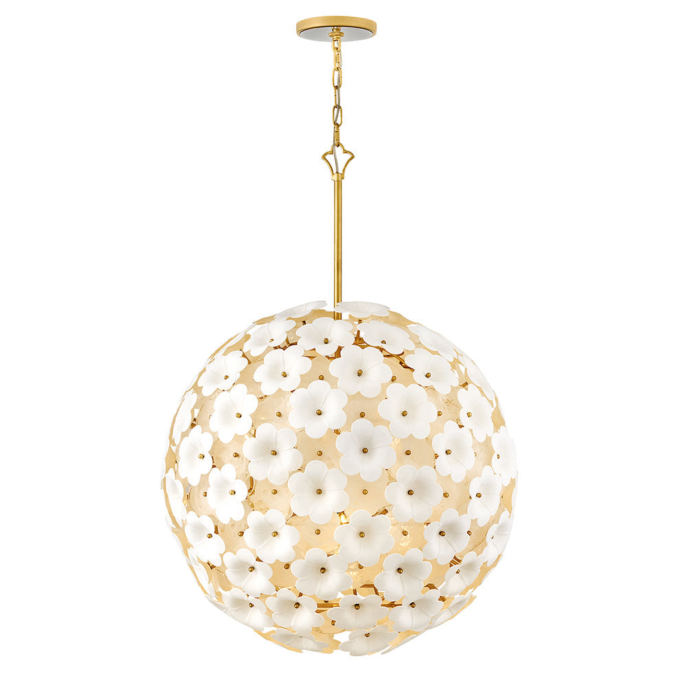 Product photo of the Marianne LED Chandelier in Deluxe Gold ( SKU# FR41966DG )