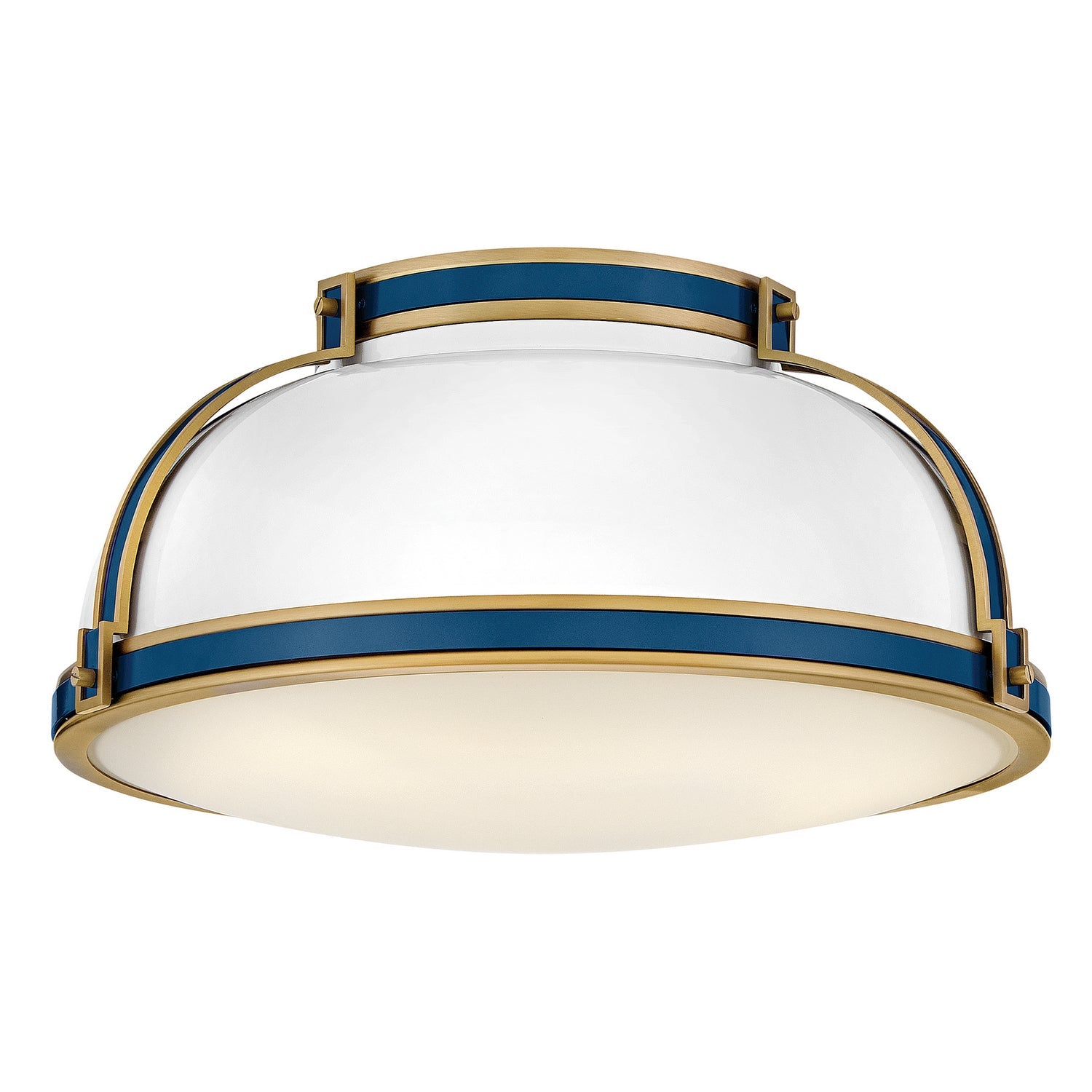 Product photo of the Barton LED Flush Mount in Gloss White ( SKU# 46353GW-LCB )