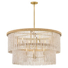 Product photo of the Indra LED Chandelier in Lacquered Brass ( SKU# 48606LCB )