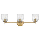 Product photo of the Ava LED Vanity in Lacquered Brass ( SKU# 57473LCB )