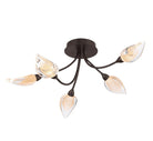 Product photo of the Modena LED Ceiling Mount in Black with gold accent ( SKU# 12309-043 )