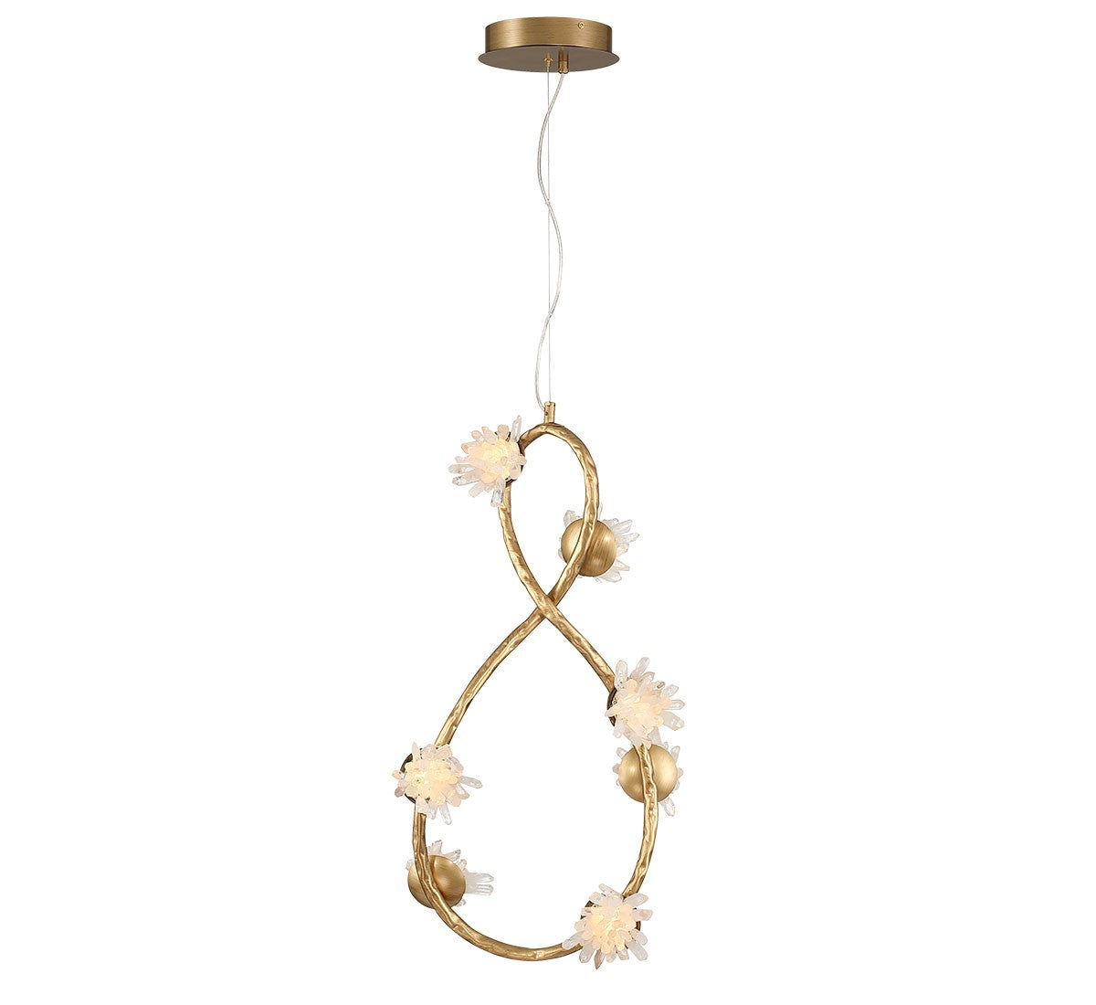 Product photo of the Philia LED Chandelier in Antique bronze ( SKU# 12332-061 )