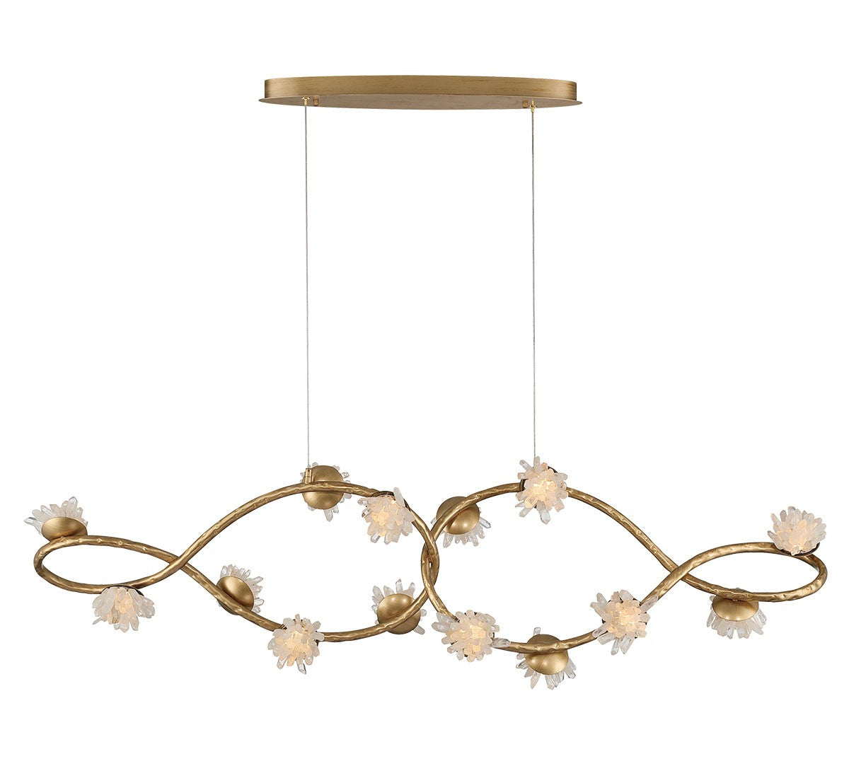 Product photo of the Philia LED Chandelier in Antique bronze ( SKU# 12333-061 )