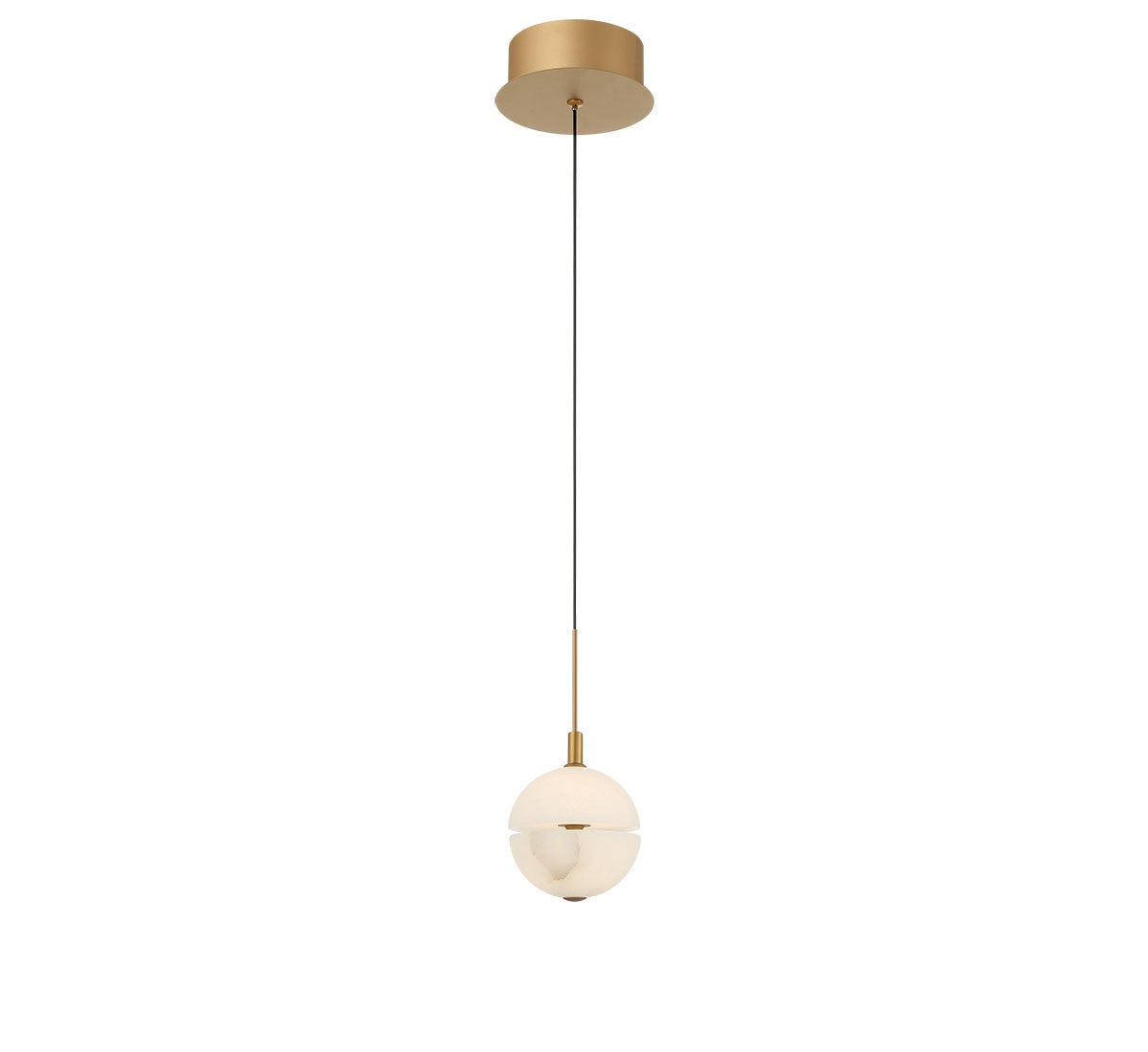 Product photo of the Corfu LED Pendant in Painted antique brass ( SKU# 12369-030 )