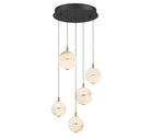 Product photo of the Corfu LED Chandelier in Black ( SKU# 12371-02 )