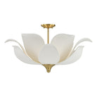 Product photo of the Elsie Six Light Convertible Semi-Flush/Pendant in Warm Brass ( SKU# 6-7163-6-322 )