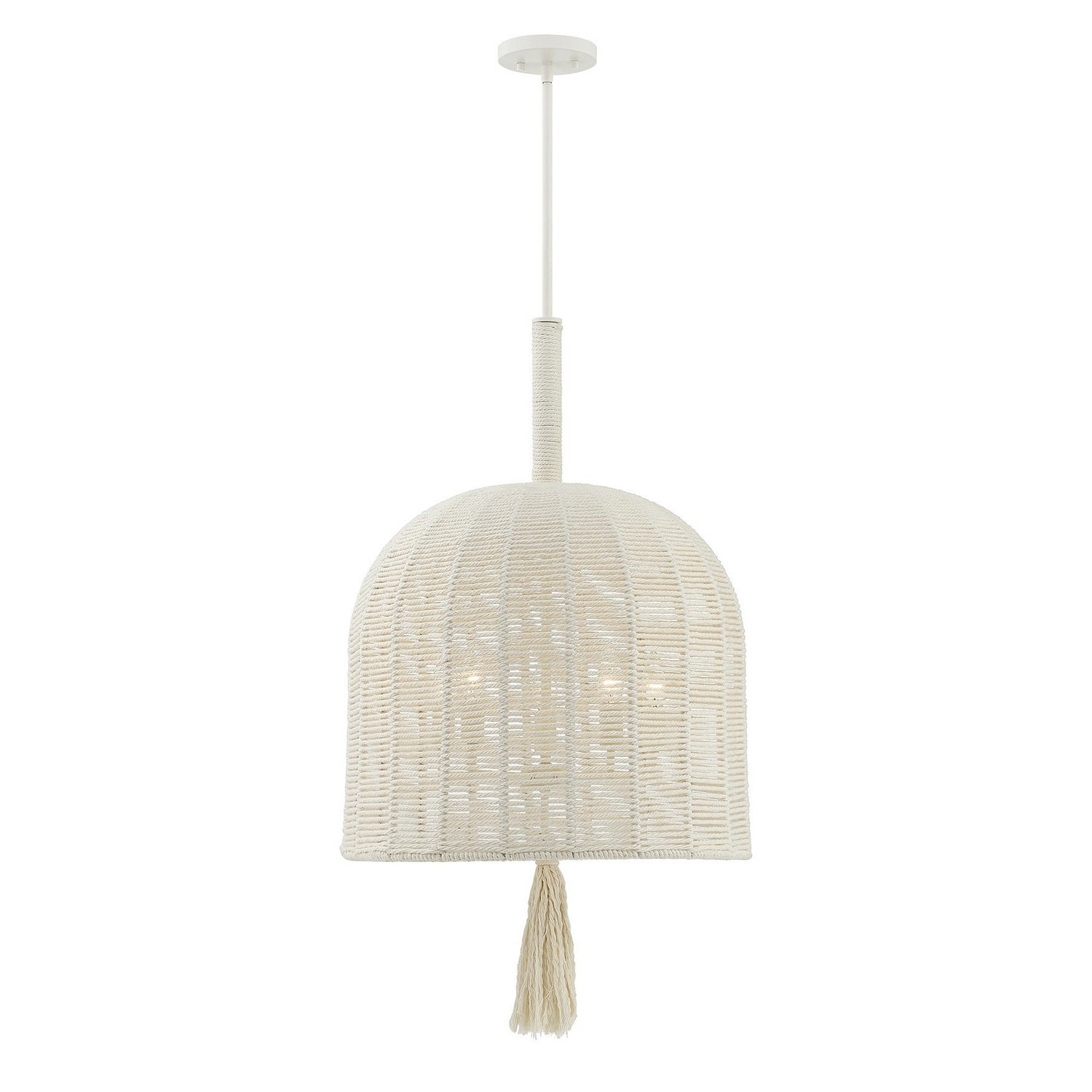 Product photo of the Lunara Five Light Pendant in Cotton ( SKU# 7-3401-5-341 )