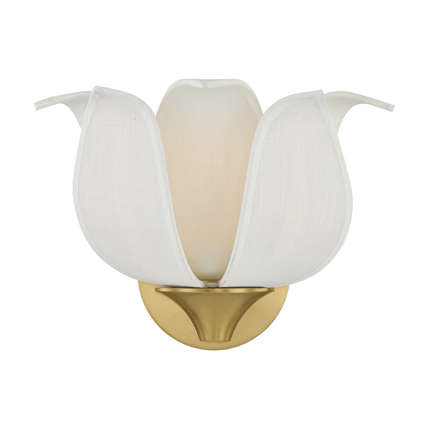 Product photo of the Elsie One Light Wall Sconce in Warm Brass ( SKU# 9-7164-1-322 )