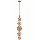 Product photo of the Zayna LED Pendant in Aged Brass ( SKU# HF7960-AB-BRN )