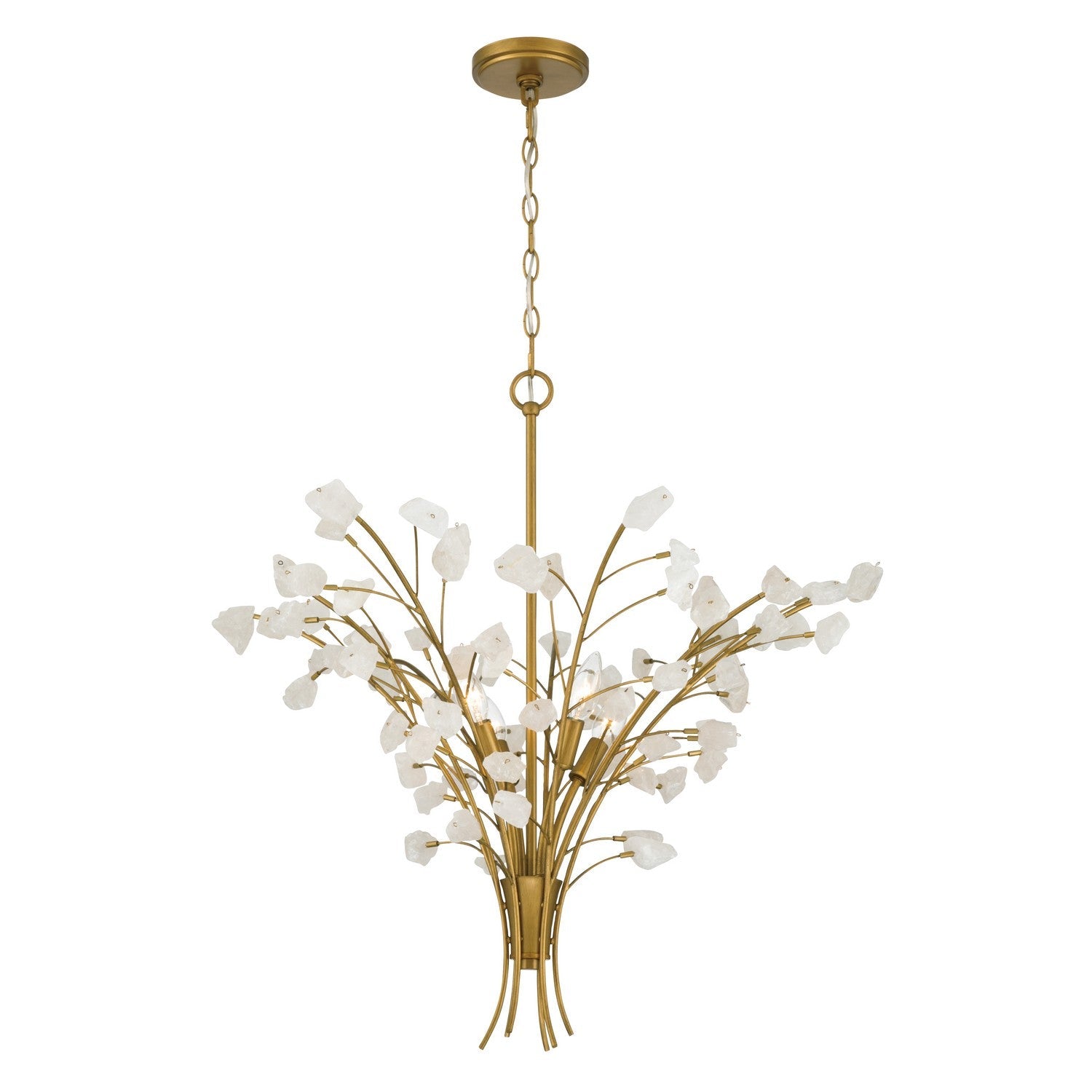 Product photo of the Ramus Six Light Chandelier in Painted Legacy Brass ( SKU# 13955-870 )
