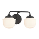 Product photo of the Cornwell Two Light Vanity in Dark Matte Black ( SKU# 2572-899 )