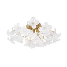 Product photo of the Bloome Five Light Semi-Flush Mount in Legacy Brass ( SKU# N2225-732 )