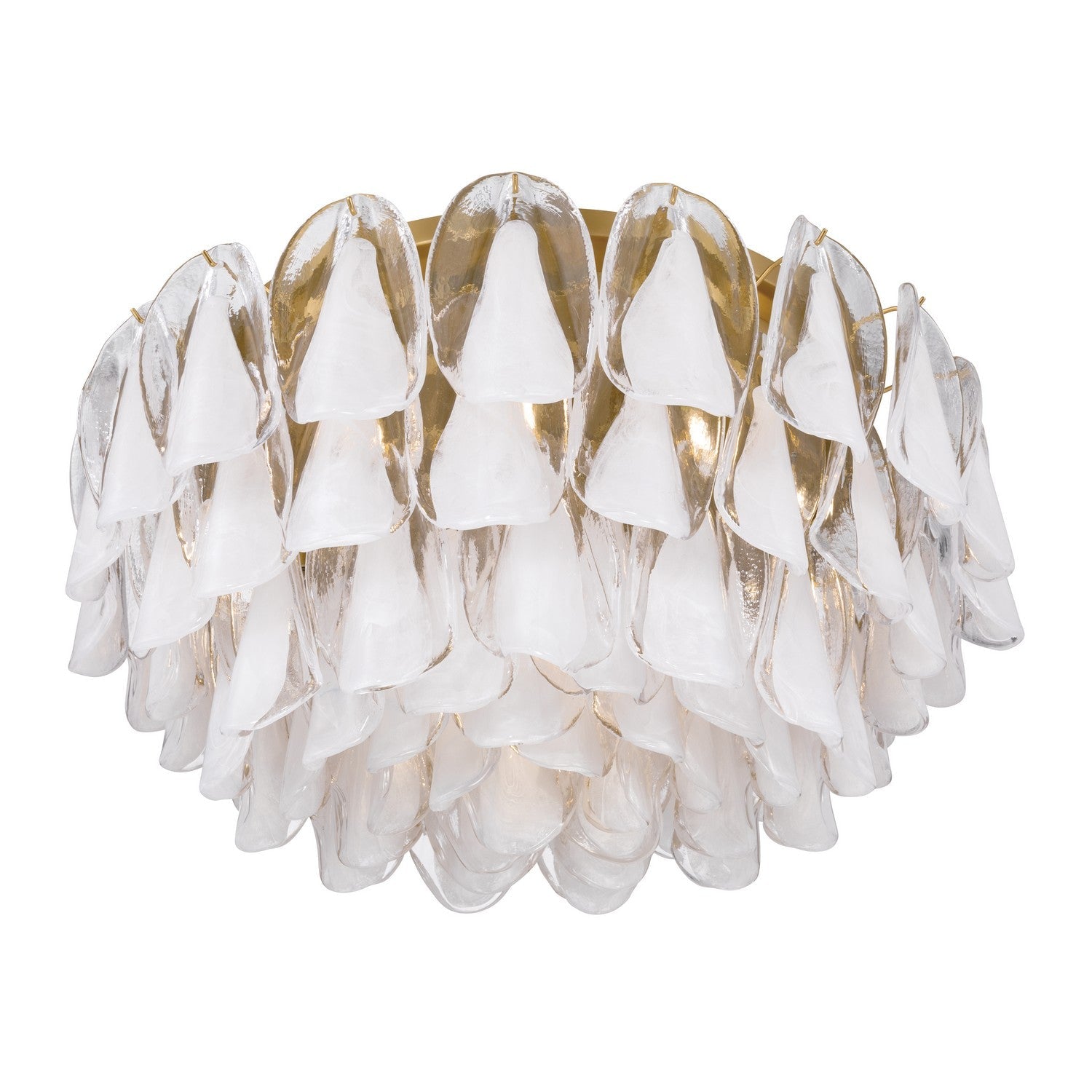 Product photo of the Verla Crest 11 Light Flush Mount in Legacy Brass ( SKU# N3477-732 )