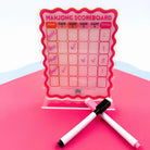 Mahjong Dry Erase Scoreboard
