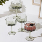 Rosette Coupe Glass 