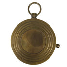 Bronze pocket watch on a white background