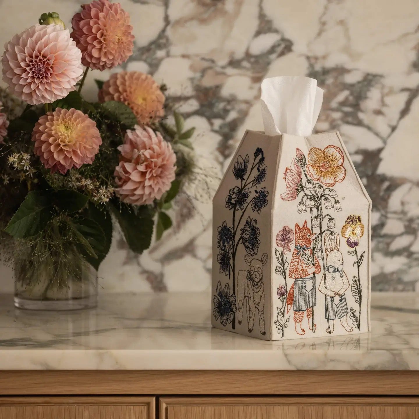 Spring Parade Tissue Box Cover