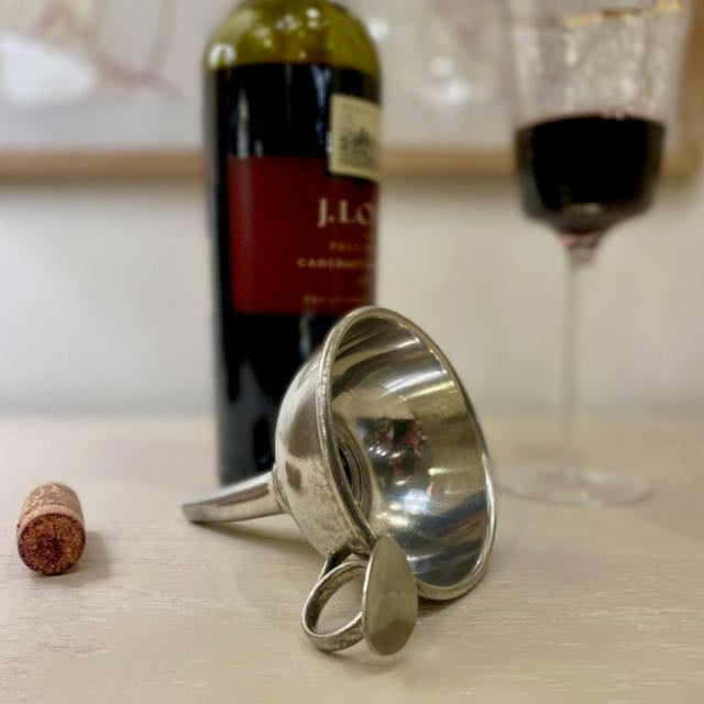 Pewter Wine Funnel Decanter