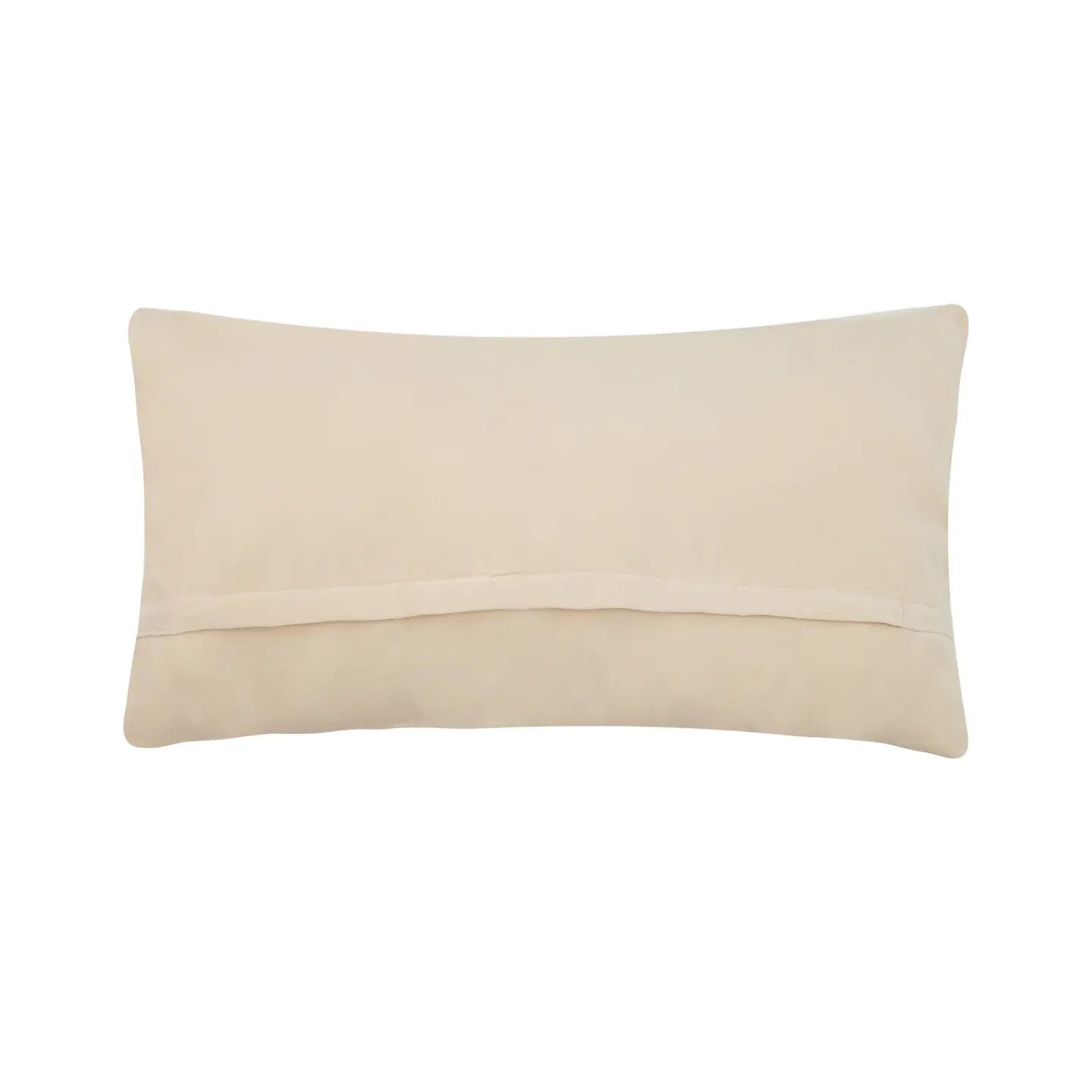 Beige pillow on a white background