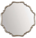 Product photo of the Valentia Mirror in Oxidized Silver w/Rust Gray ( SKU# 12849 )