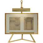 Product photo of the Estelle One Light Display Lamp in Natural Brass ( SKU# AH 3500NB )