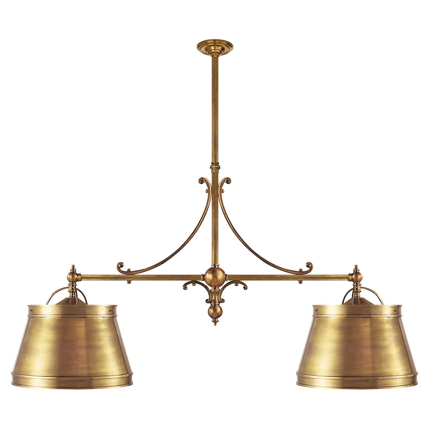 Product photo of the Sloane Four Light Pendant in Antique-Burnished Brass ( SKU# CHC 5102AB-AB )