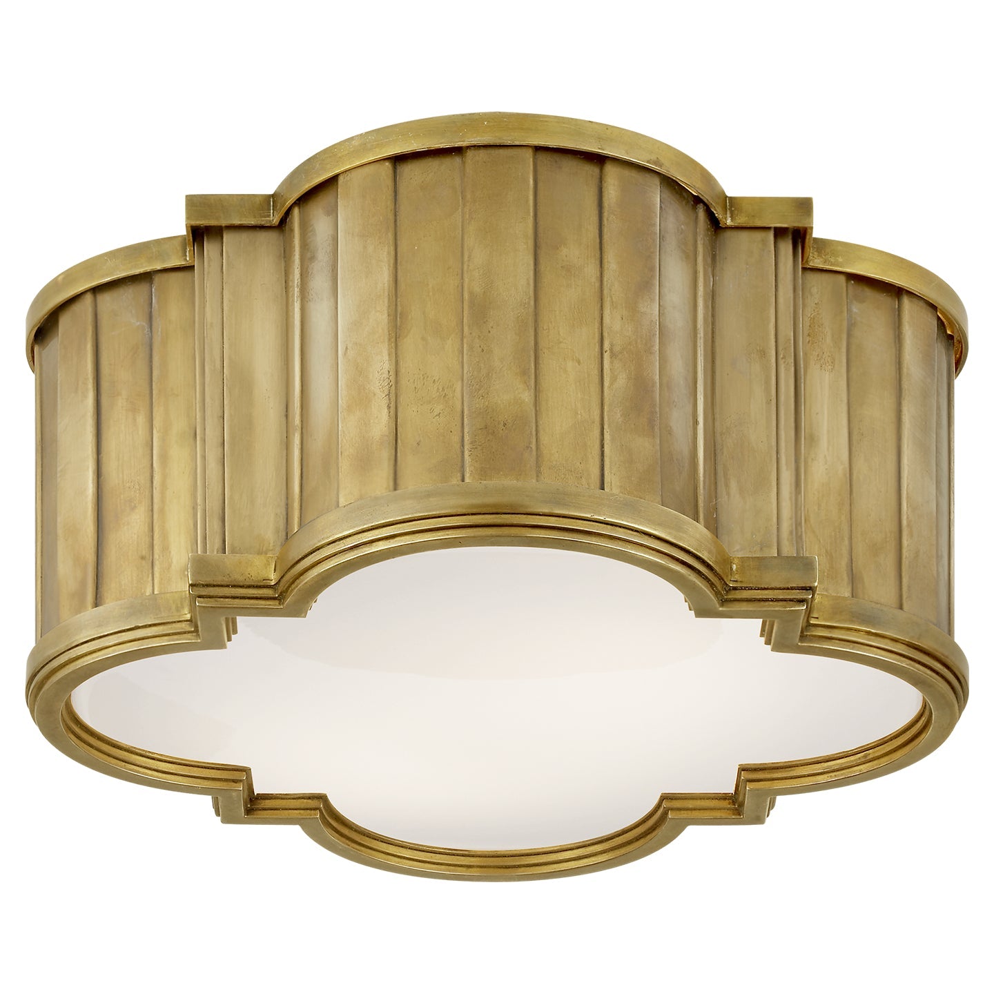 Product photo of the Tilden Two Light Flush Mount in Hand-Rubbed Antique Brass ( SKU# TOB 4130HAB-WG )