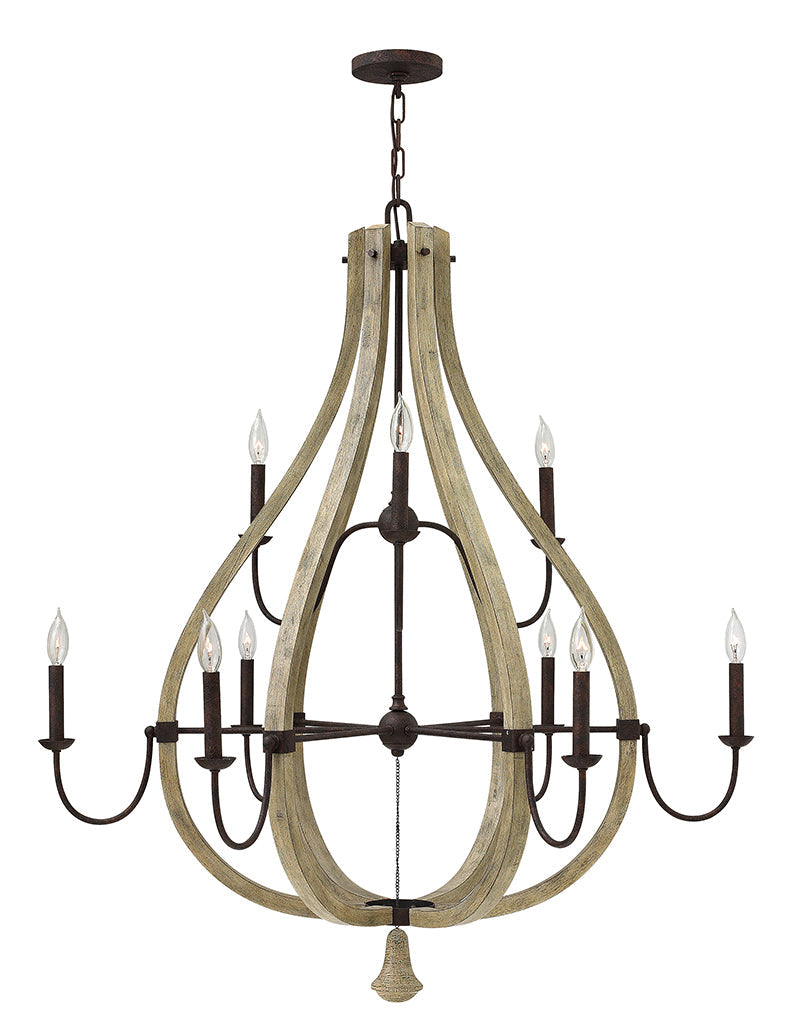Product photo of the Middlefield LED Chandelier in Iron Rust ( SKU# FR40578IRR )