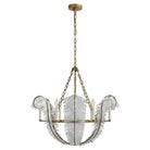 Product photo of the Calais Six Light Chandelier in Gilded Iron ( SKU# NW 5051GI )