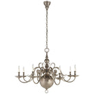 Product photo of the Lillianne Eight Light Chandelier in Butler's Silver ( SKU# RL 5205BS )