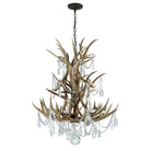 Product photo of the Straton Eight Light Chandelier in Natural Bone ( SKU# RL 5528BN-CG )