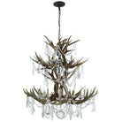 Product photo of the Straton 12 Light Chandelier in Natural Bone ( SKU# RL 5529BN-CG )
