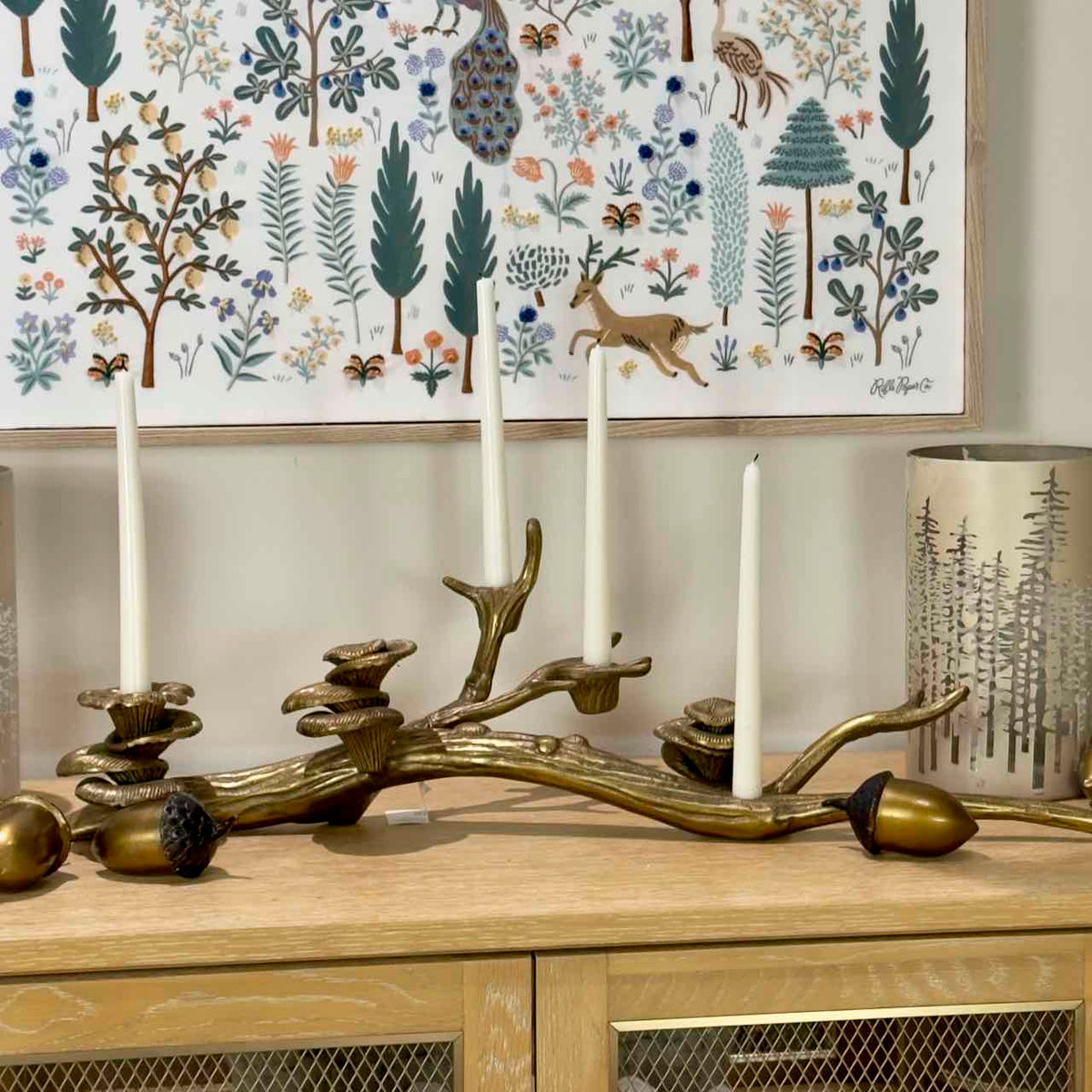 Mushroom Forest Candleholder
