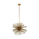 Product photo of the Aurora Eight Light Pendant in Nordic Brass ( SKU# 315952NRB )