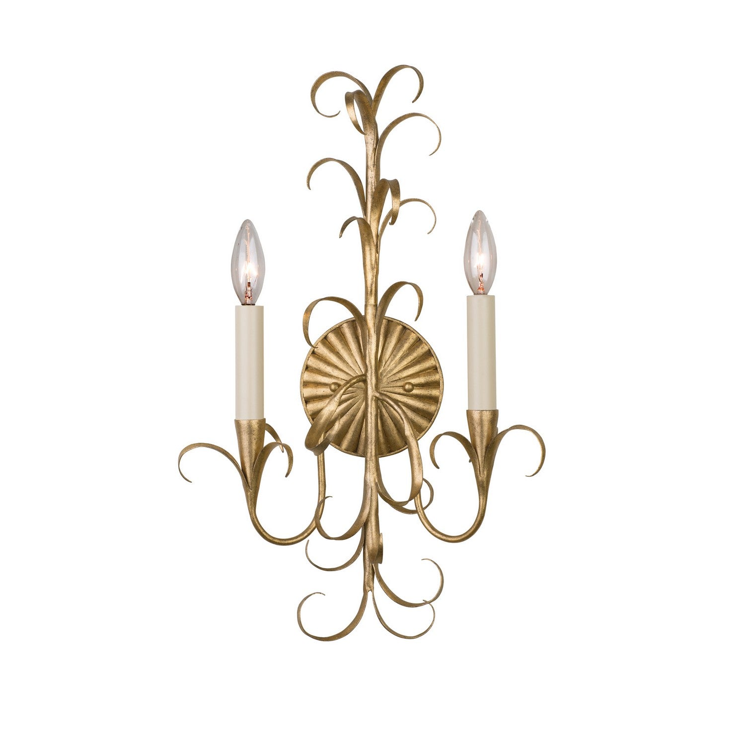 Product photo of the Ainsley Two Light Wall Bracket in Oxidized Gold Leaf ( SKU# 505420OL )