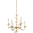 Product photo of the Ainsley Six Light Chandelier in Oxidized Gold Leaf ( SKU# 505471OL )