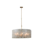 Product photo of the Roxy Eight Light Pendant in Oxidized Gold Leaf ( SKU# 505852OL )