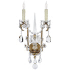 Product photo of the Alessandra Two Light Wall Sconce in Gilded Iron ( SKU# RL 2280GI-CG )