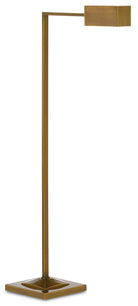 Product photo of the Ruxley One Light Floor Lamp in Polished Antique Brass ( SKU# 8000-0025 )
