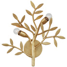 Product photo of the Mandeville Two Light Wall Sconce in Antique Gold Leaf ( SKU# JN 2070AGL )