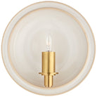 Product photo of the Leeds One Light Wall Sconce in Ivory ( SKU# CS 2605IVO )