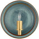 Product photo of the Leeds One Light Wall Sconce in Oslo Blue ( SKU# CS 2605OSB )