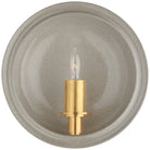 Product photo of the Leeds One Light Wall Sconce in Shellish Gray ( SKU# CS 2605SHG )